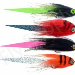 Pike Streamer Fire Orange Silver Wave Tail -Rod Tubes Verkoopwinkel Pike Streamer Fire Orange Silver Wave Tail PI PSWT02 dsc01329 bewerkt wm