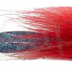 Pike Streamer Red Black Wave Tail