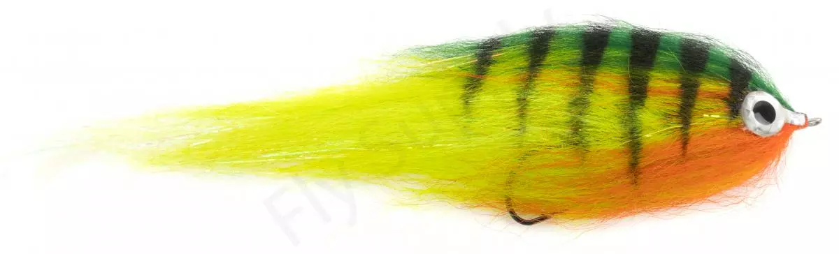 Pike Terror Flies Articulated Fire Perch 3 Pike Terror Flies Articulated Fire Perch