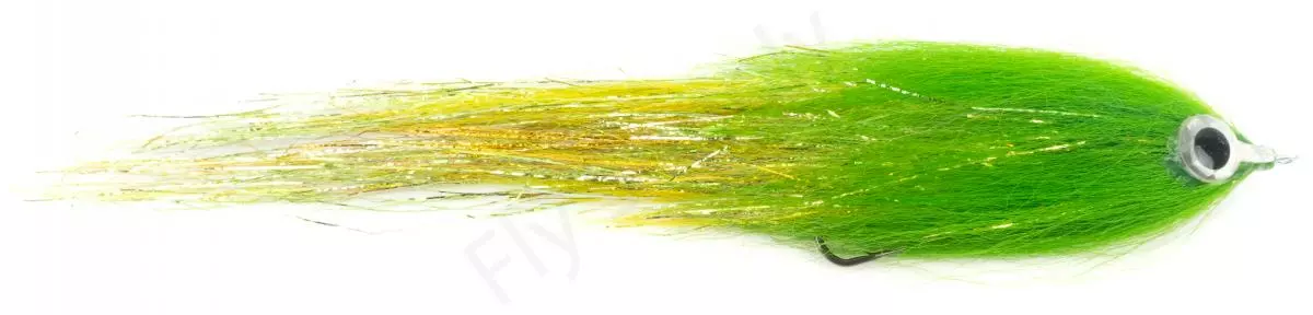 Pike Terror Flies Articulated Green Gold 3 Pike Terror Flies Articulated Green Gold