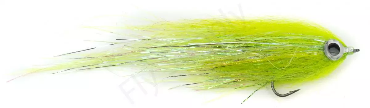 Pike Terror Flies Chartreuse – Single Hook 15cm 3 Pike Terror Flies Chartreuse – Single Hook 15cm