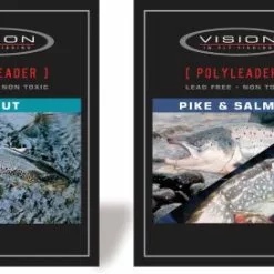Vision Polyleader Salmon & Seatrout 10ft 8 Vision Polyleader Salmon & Seatrout 10ft -Rod Tubes Verkoopwinkel Polyleaders collection of packages ORIG 1