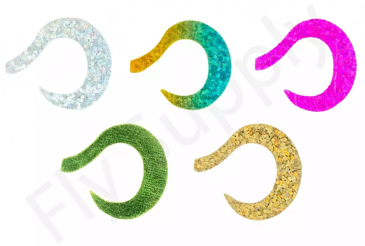 Predator Wiggle Tails Small 5pc 3 Predator Wiggle Tails Small 5pc