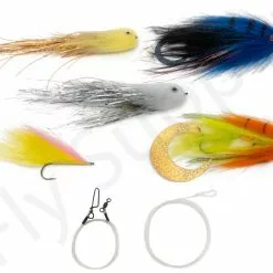 Premium Pike Streamer Set Complete With Leader & Bite Guard