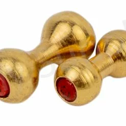 Real Round Eyes Gold With Red Eye 10pc