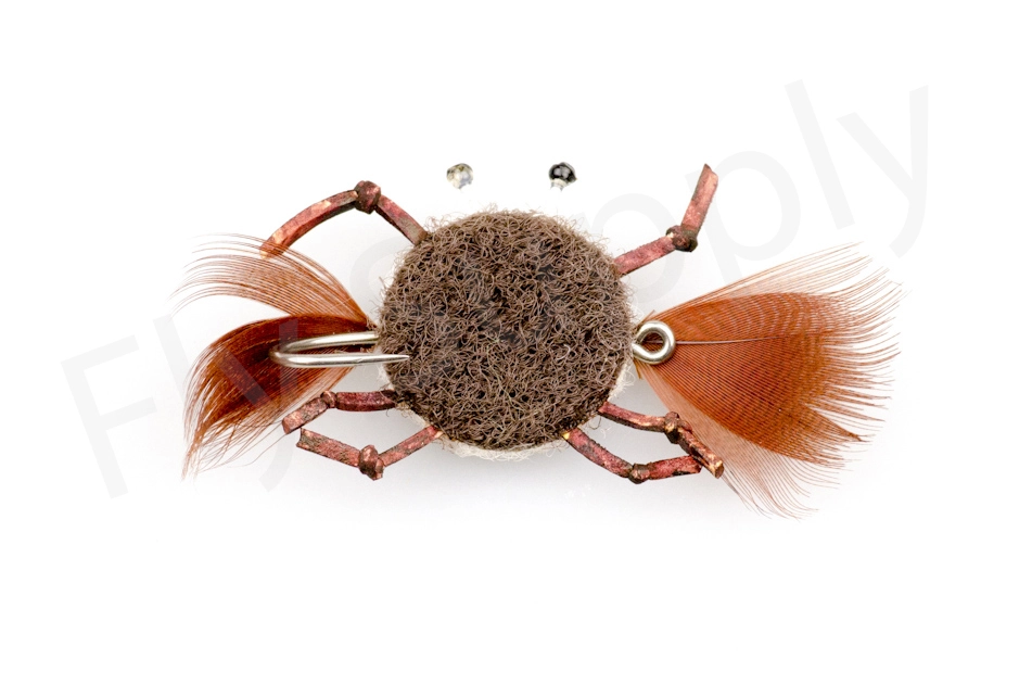 Jacks Fighting Crab Brown #1/0 3 Jacks Fighting Crab Brown #1/0