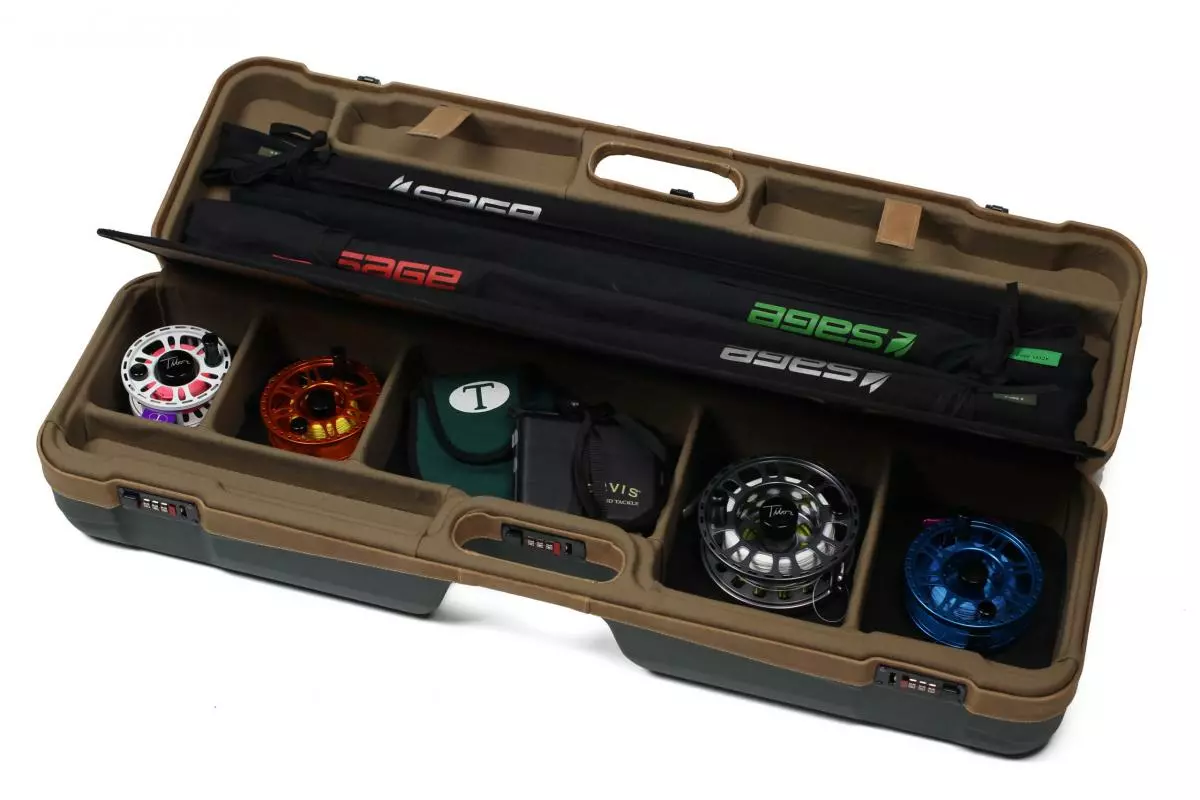 Sea Run Cases Expedition Classic Fly Fishing Rod And Reel Travel Case 7 Sea Run Cases Expedition Classic Fly Fishing Rod And Reel Travel Case - Afbeelding 5