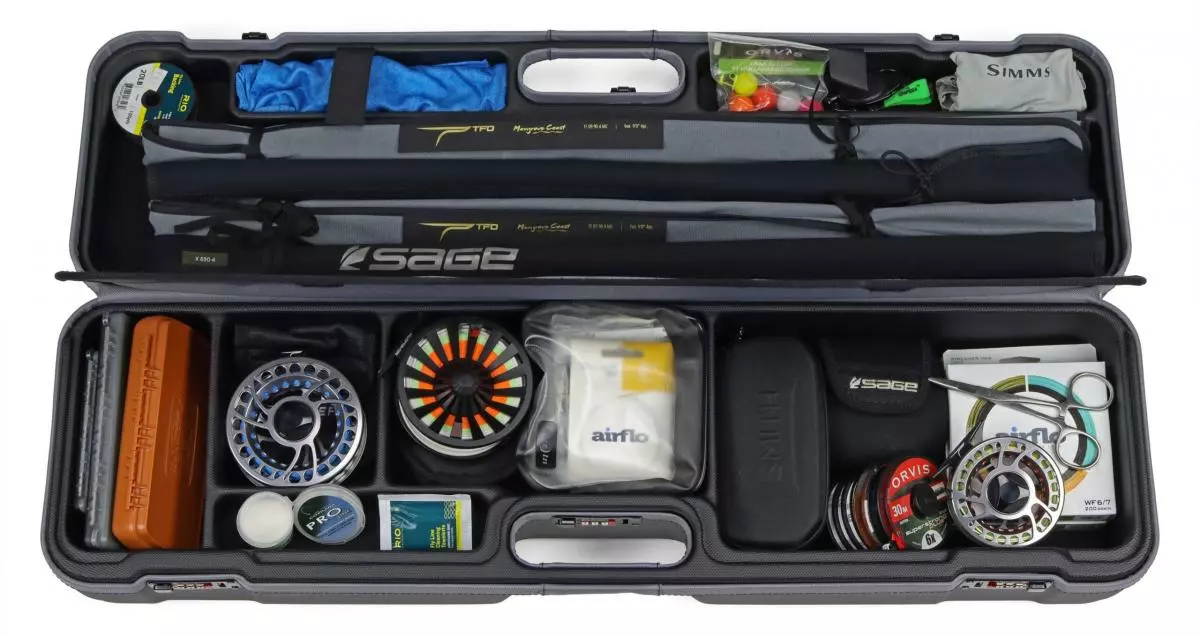 Sea Run Cases Norfork QR Expedition Fly Fishing Rod & Reel Travel Case 4 Sea Run Cases Norfork QR Expedition Fly Fishing Rod & Reel Travel Case - Afbeelding 2