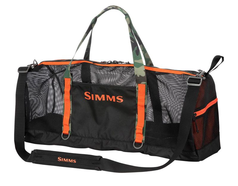 Simms Challenger Mesh Duffel – 60L Black 3 Simms Challenger Mesh Duffel – 60L Black