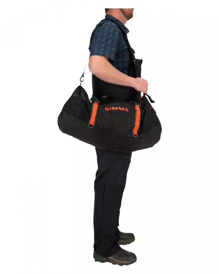 Simms Challenger Mesh Duffel – 60L Black 7 Simms Challenger Mesh Duffel – 60L Black - Afbeelding 5