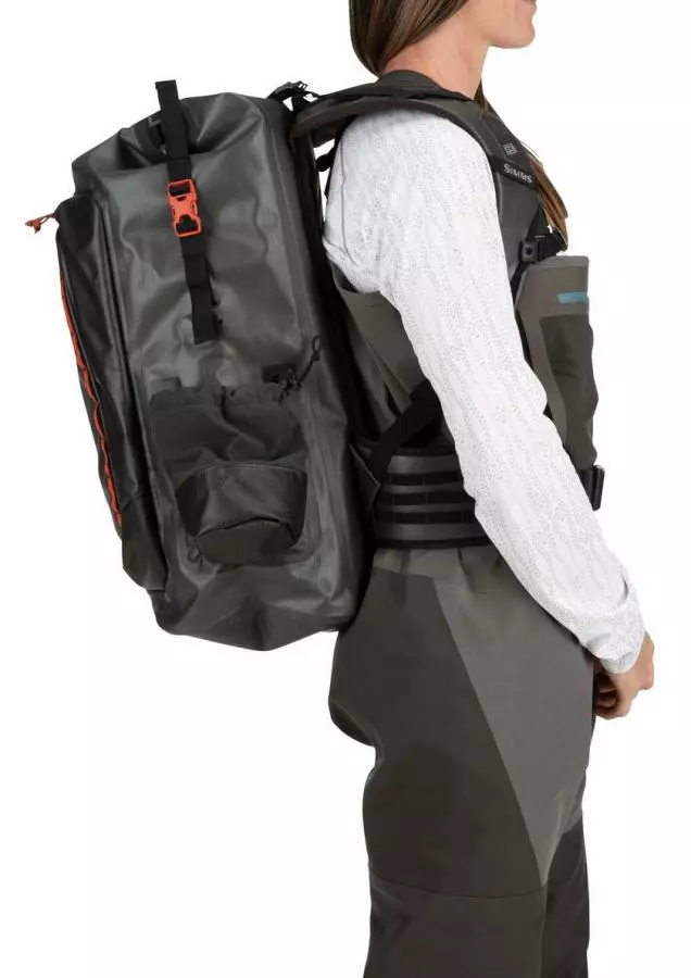 Simms Dry Creek Rolltop Backpack Black 8 Simms Dry Creek Rolltop Backpack Black - Afbeelding 6