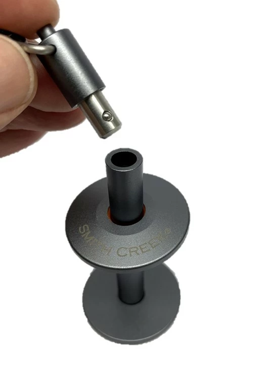 Smith Creek Tippet Holder Metallic Grey 4 Smith Creek Tippet Holder Metallic Grey - Afbeelding 2