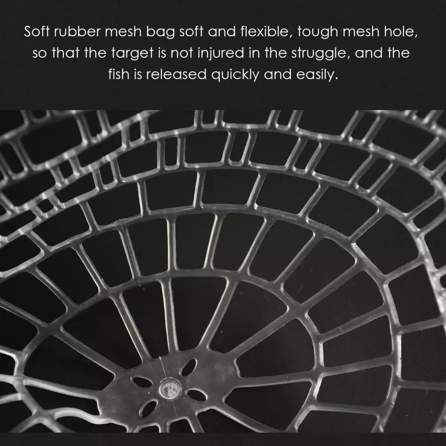 Sunshine Fishing Carbon Fiber Lading Net Long Rubber 5 Sunshine Fishing Carbon Fiber Lading Net Long Rubber - Afbeelding 3