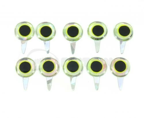 Funky Tab Eyes Mirage/Chartreuse 10pc 5 Funky Tab Eyes Mirage/Chartreuse 10pc - Afbeelding 3