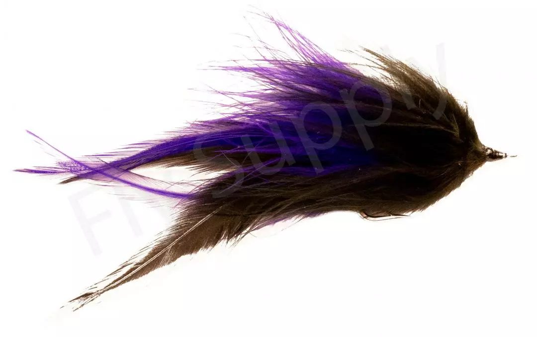 Tarpon Streamer Black Purple 12cm 3 Tarpon Streamer Black Purple 12cm