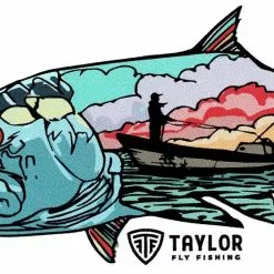 Taylor Tarpon Sunrise Sticker