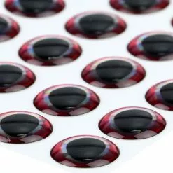 Ultra 3D Epoxy Eyes Crimson Edge 20pc 5 Ultra 3D Epoxy Eyes Crimson Edge 20pc -Rod Tubes Verkoopwinkel U3D20Crimson20Edge2