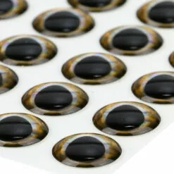 Ultra 3D Epoxy Eyes Gold Edge 20pc -Rod Tubes Verkoopwinkel U3D20Gold20Edge2