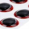 Ultra 3D Epoxy Eyes Red 20pc -Rod Tubes Verkoopwinkel U3D20Red1
