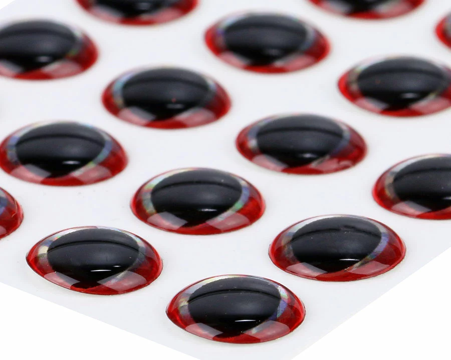 Ultra 3D Epoxy Eyes Red 20pc 4 Ultra 3D Epoxy Eyes Red 20pc - Afbeelding 2