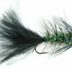 Umpqua G.B. Crystal Bugger Black #10