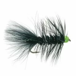 Umpqua Hot Bead Bugger Black/Chartreuse #6