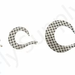 Vinyl Wiggle Tails Clear Glitter