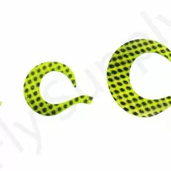 Vinyl Wiggle Tails Frog Green