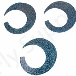 Wiggle Tails Jumbo Slim 3pc Original Pacchiarini’s -Rod Tubes Verkoopwinkel Wiggle Tails Jumbo Slim 3pc Original Pacchiarinis FSTYING WTJS X 3.holographic black