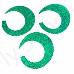 Wiggle Tails Jumbo Wide 3pc Original Pacchiarini’s -Rod Tubes Verkoopwinkel Wiggle Tails Jumbo Wide 3pc Original Pacchiarinis FSTYING WTJW X 12.holographic green