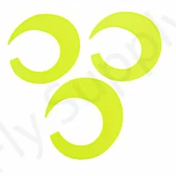 Wiggle Tails Jumbo Wide 3pc Original Pacchiarini’s -Rod Tubes Verkoopwinkel Wiggle Tails Jumbo Wide 3pc Original Pacchiarinis FSTYING WTJW X 14. fluo yellow