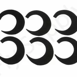 Wiggle Tails Medium 6pc Original Pacchiarini’s -Rod Tubes Verkoopwinkel Wiggle Tails Medium 6pc Original Pacchiarinis FSTYING WTM X black