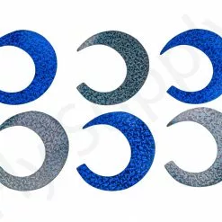 Wiggle Tails Medium 6pc Original Pacchiarini’s -Rod Tubes Verkoopwinkel Wiggle Tails Medium 6pc Original Pacchiarinis FSTYING WTM X holographic black blue