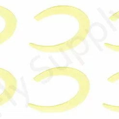 Wiggle Tails Medium 6pc Original Pacchiarini’s -Rod Tubes Verkoopwinkel Wiggle Tails Medium 6pc Original Pacchiarinis FSTYING WTM X yellow skin