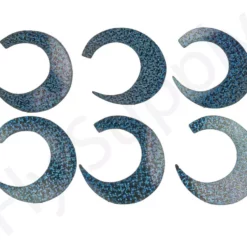 Wiggle Tails XXL 6pc Original Pacchiarini’s -Rod Tubes Verkoopwinkel Wiggle Tails XXL 6pc Original Pacchiarinis FSTYING WTXXL X holographic black