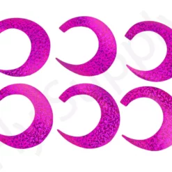 Wiggle Tails XXL 6pc Original Pacchiarini’s -Rod Tubes Verkoopwinkel Wiggle Tails XXL 6pc Original Pacchiarinis FSTYING WTXXL X holographic pink