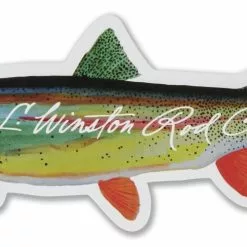 Winston Cutthroat Trout Sticker 6 Inch