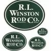 Winston Logo Decal Sticker -Rod Tubes Verkoopwinkel Winston Logo Decal Sticker WINSTONSTICKER XXX winston sticker