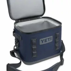 YETI Hopper Flip 12 Soft Cooler Navy -Rod Tubes Verkoopwinkel YETI Hopper Flip 12 Soft Cooler Navy SKU E161 NVY 191242 website assets studio navy flip 12 q open 1680x1024 1589932452338 1