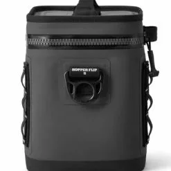 YETI Hopper Flip 8 Soft Cooler Charcoal -Rod Tubes Verkoopwinkel YETI Hopper Flip 8 Soft Cooler Charcoal SKU E160 CHA w hopper flip 8 charcoal side 7727 b