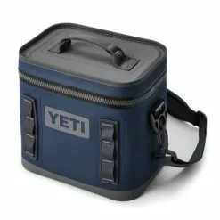 YETI Hopper Flip 8 Soft Cooler Navy -Rod Tubes Verkoopwinkel YETI Hopper Flip 8 Soft Cooler Navy SKU E160 NVY w hopper flip 8 navy 3qtr closed 7929 b
