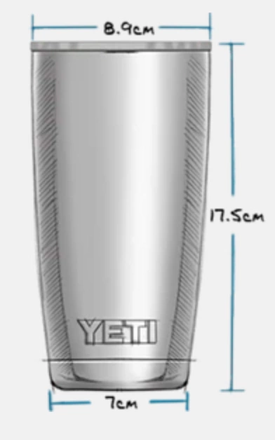 YETI Rambler 20oz Tumbler Black 6 YETI Rambler 20oz Tumbler Black - Afbeelding 4