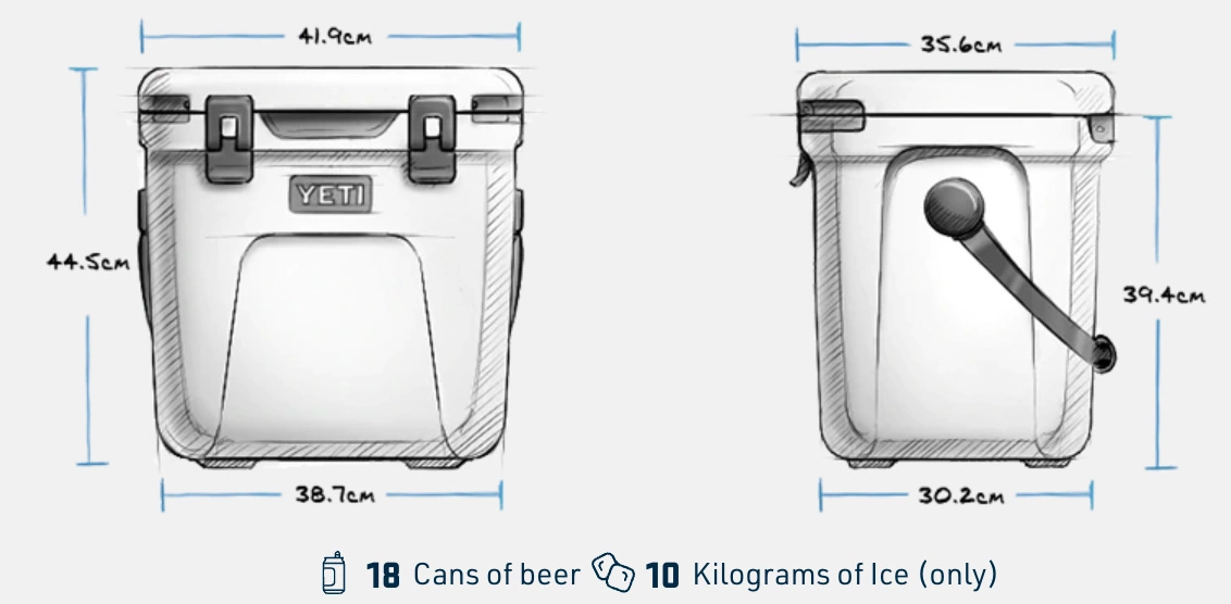 YETI Roadie 24 Cool Box White 7 YETI Roadie 24 Cool Box White - Afbeelding 5