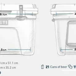 YETI Tundra 35 Cool Box Tan -Rod Tubes Verkoopwinkel YETI Tundra 35 Cool Box Tan SKU 0102 TAN binnenkant tundra 1