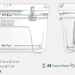 YETI Tundra 45 Cool Box Alpine Yellow 14 YETI Tundra 45 Cool Box Alpine Yellow -Rod Tubes Verkoopwinkel YETI Tundra 45 Cool Box Alpine Yellow SKU 0103 APY yeti45binnen