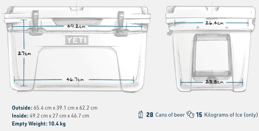 YETI Tundra 45 Cool Box Alpine Yellow 8 YETI Tundra 45 Cool Box Alpine Yellow - Afbeelding 6