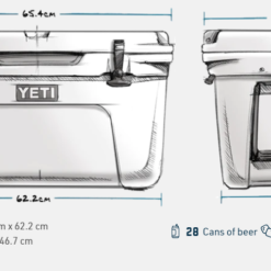 YETI Tundra 45 Cool Box Alpine Yellow 13 YETI Tundra 45 Cool Box Alpine Yellow -Rod Tubes Verkoopwinkel YETI Tundra 45 Cool Box Alpine Yellow SKU 0103 APY yeti45buiten