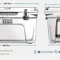 YETI Tundra 45 Cool Box Tan -Rod Tubes Verkoopwinkel YETI Tundra 45 Cool Box Tan SKU 0103 TAN tundra 45 buitenkant