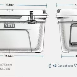 YETI Tundra 65 Cool Box Tan 11 YETI Tundra 65 Cool Box Tan -Rod Tubes Verkoopwinkel YETI Tundra 65 Cool Box Tan SKU 0104 TAN yetiformaat65