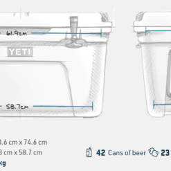 YETI Tundra 65 Cool Box Tan 12 YETI Tundra 65 Cool Box Tan -Rod Tubes Verkoopwinkel YETI Tundra 65 Cool Box Tan SKU 0104 TAN yetiformaatbinnen65